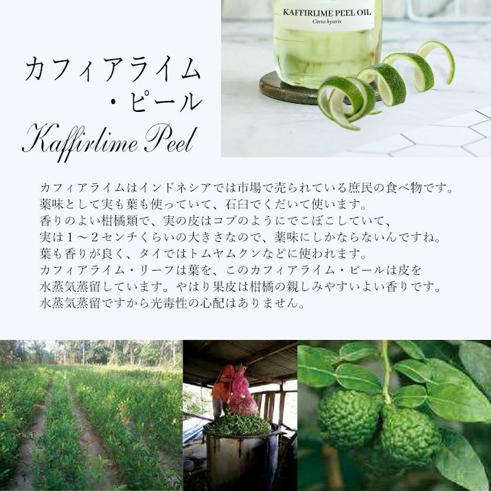 精油カフィアライム・ピール Kaffir Lime Peel／エッセンシャルオイル